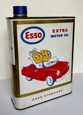 ANCIEN BIDON D'HUILE ESSO -
