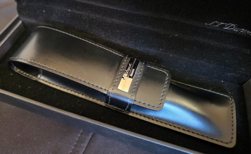 Etui cuir dupont noir - dupont, pour