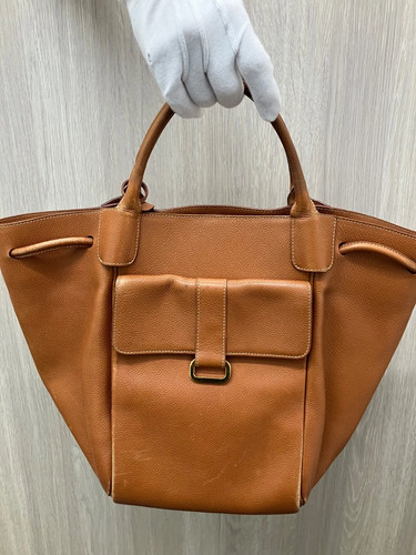 Delvaux grained leather - delvaux, tote