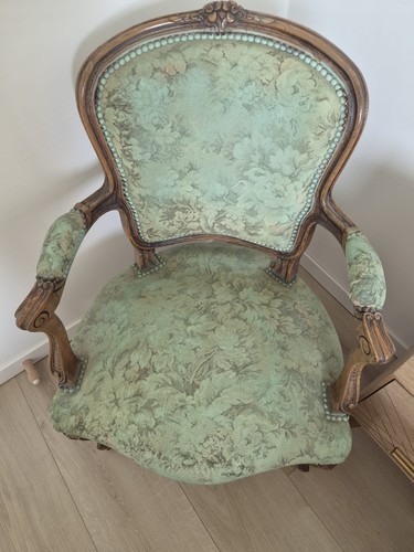 Fauteuil cabriolet louis - cabriolet,