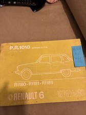 Renault 6 R 6 Catalogue pieces
