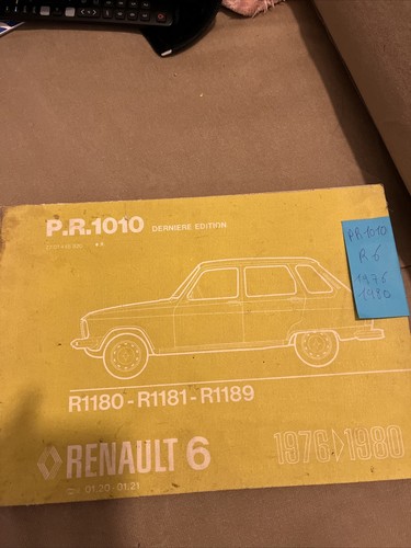Renault catalogue pieces - 6, 6