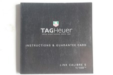 TAG HEUER booklet watch manual Link caliber S 1/100th (74423)