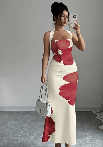 Robe longue dos - nu, taille