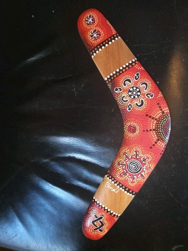Boomerang bois aborigène