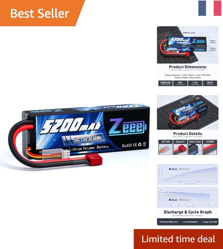 Zeee 5200mah lipo - 2s, batterie