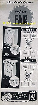 Publicite 1953 far cuisiniere - 1953,