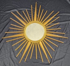 Ancien miroir Soleil Œil de sorcière Chaty Vallauris 50 cm