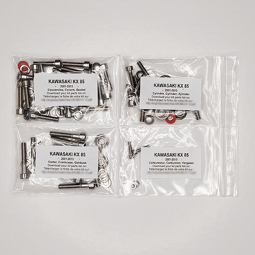 Kawasaki 2001 2019 kit - kx, 2001-2019