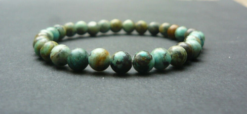 Bracelet perles turquoise - bracelet, de