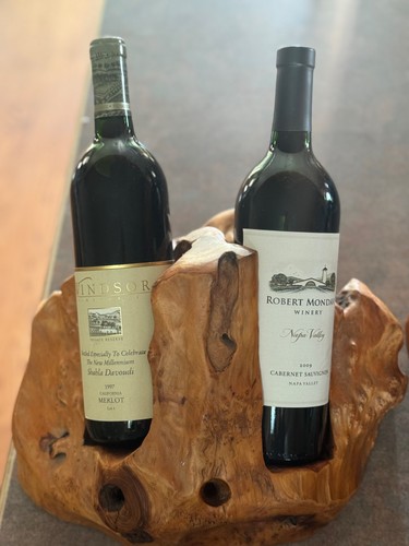 Custom driftwood wine rack - driftwood,