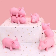 Piggy Stress Relief Funny Miniature Figurines Antistress Squishy Squeeze Toy