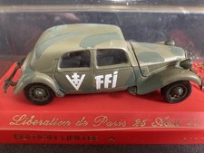 Solido Citroen Traction Avant 15 FFI French Resistance Paris Liberation Ltd Ed