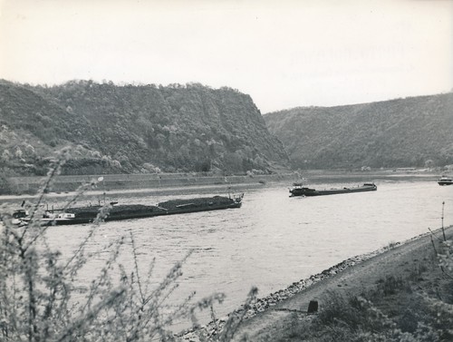 Allemagne 1940 péniches - allemagne,