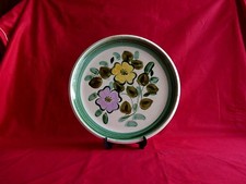 plat rond faïencerie boch