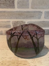 Petit vase Legras décor