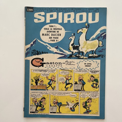 Spirou hebdomadaire 1299 - hebdomadaire, n°