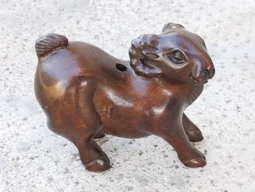 Ancien netsuke bois sculpté
