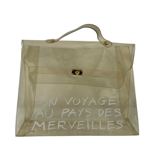 Sac main hermes kelly vinyl - à,