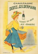CHAMPAGNE DEUTZ GELDERMANN Rvtf-POSTER HQ 50x70cm d'une AFFICHE VINTAGE