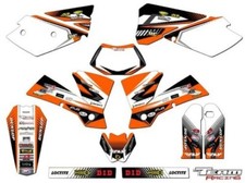 2004 KTM EXC 200 250 300 450 525 Graphique Set Kit Déco Stickers MX Décoration