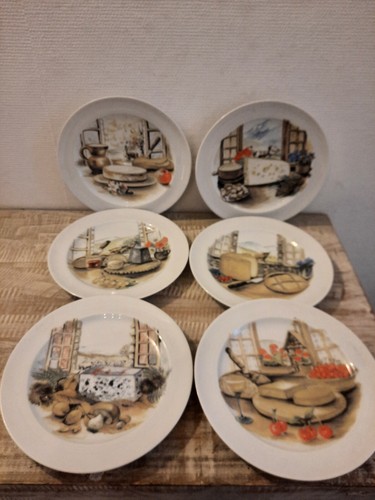 Assiettes fromage porcelaine - assiettes,