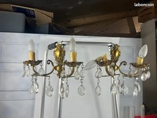 2 appliques à pampilles a 2