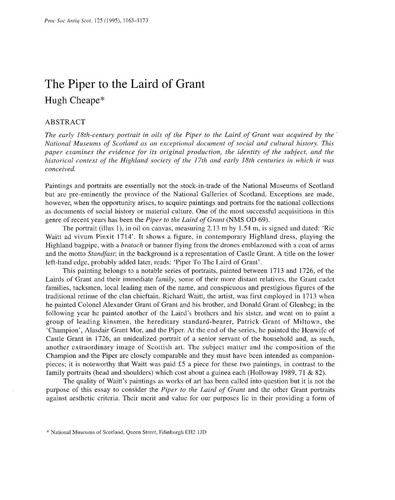 The piper laird - the,