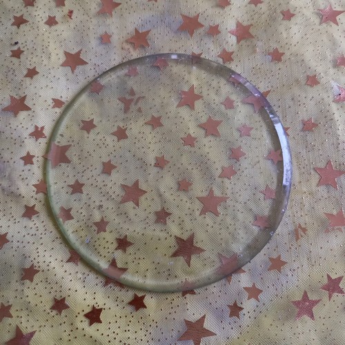 Ancien verre rond - verre,