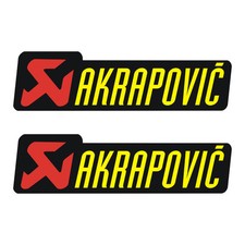 Stickers plastifiés AKRAPOVIC
