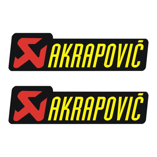 Stickers plastifiés akrapovic - plastifiés,