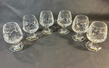 Lot 6 anciens verres à pied