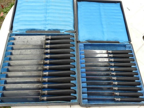Anciens coffrets couteaux - 2,