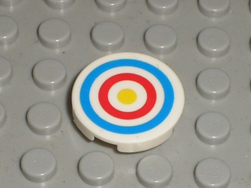 Lego tile archery target - lego, ref