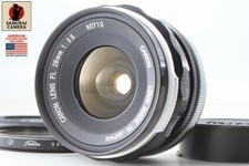[MINT] Canon FL 28mm f3.5 Wide Angle MF Lens w/ Caps From JAPAN