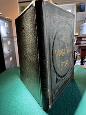 THE WORLD-WIDE ATLAS OF MODERN GEOGRAPHY JOHNSTON 1904 128 MAPS/PLANS  ORIG. COL