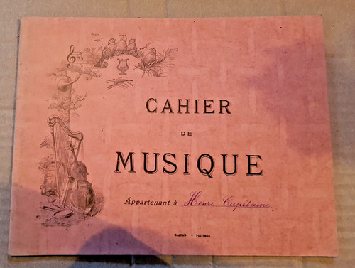 Scolaire ancien cahier - ancien,
