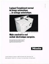 1970 ADVERTISEMENT MIELE Electonic Dryer Dryer Linen