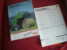    DEUTZ-FAHR GP 2.30 / 2.50 ROUND BALE PRESS ADVERTISING BROCHURE