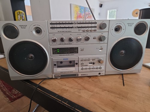 Radio cassette boombox - boombox, philips