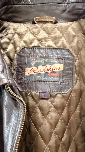 Blouson cuir redskins - cuir, vintage