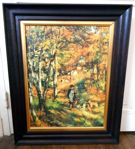 Grand tableau peinture sur