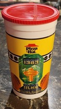 VINTAGE Pizza Hut 1989 NCAA Final Four Cup with Tournament Trivia 32 oz