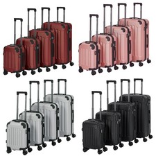 AREBOS Set de 3 valises à