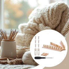 Métier à Tisser En Bois Pour Couvertures En Grosse Maille, Idéal Pour Les