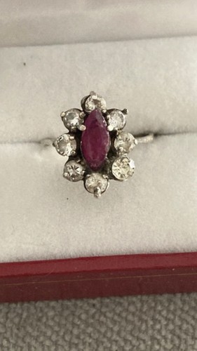 Ancienne bague marquise en - bague,,