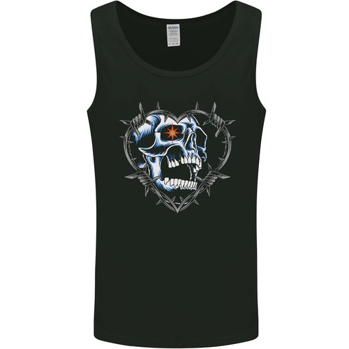 Débardeur homme skull - skull, love