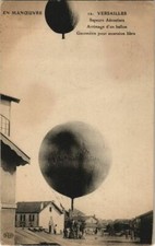PC balloon aviation balloon scavengers VERSAILLES stowage gasometer (a18781)