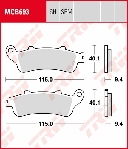 Plaquettes frein trw - plaquettes,