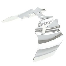 Bouclier de selle chromé